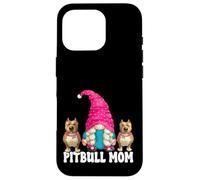 Cute Dog Grandma Graphic For Gnome Lover Funny Pitbull Mom Custodia per iPhone 16 Pro