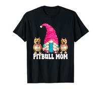 Cute Dog Grandma Graphic for GNOME Lover Funny Pitbull Mom Maglietta