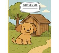 Cute Dog Notebook: Adorable Puppy Journal with Cozy Park House Cover | 7.5" x 9.25" | 100 Pages
