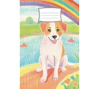 Cute Dog Notebook for writing | Animals - Dogs | Rainbow design | Gift ideas - Journals | 120 Lined Pages | 6x9 Format - Easily Portable | Writers, ... Clerical - Work | Furry friends - Inspiration
