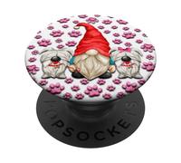 Cute Dog Owner Must Haves For Crazy Dog Mom And Dad Gnome PopSockets PopGrip Adesivo