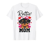 Cute Dog Owner Rottie Mom Rottweiler Maglietta