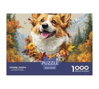 Cute Dog Puzzle 1000 Pezzi Art Collection Compact Premium Gioco Familiare Giochi Rilassamento E Intelligence Per Adulti E Bambini Dai 14 Anni In Su 70x50cm/1000pcs