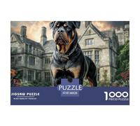 Cute Dog Puzzle 1000 Pezzi Per Adulti E Bambini Con Una Misura Impegnativo E Difficile Giochi Rilassamento E Intelligence,Idea Regalo 38x26cm/1000pcs