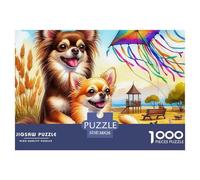 Cute Dog Puzzle 1000 Pezzi Per Adulti E Bambini Con Una Misura Impegnativo E Difficile Giochi Rilassamento,Idea Regalo Uomo E Donna 38x26cm/1000pcs