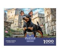Cute Dog Puzzle 1000 Pièces Pour Adultes Et Enfants À Partir De 12 Ans Jeu Cadeau Unique Divertissement Créatif Cadeau Classiques Décoration De La Maison 70x50cm/1000pcs