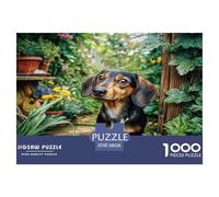 Cute Dog Puzzle 1000 Pièces Pour Adultes Et Enfants À Partir De 12 Ans Jeux De Défi Jouets Éducatifs Divertissement Créatif Cadeau Classiques Décoration De La Maison 38x26cm/1000pcs