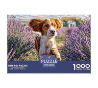Cute Dog Puzzle Da 1000 Pezzi Art Collection Compact Box Premium Plus Quality Décoration De La Maison Festa Aziendale Per Adulti E Bambini Da 12 Anni 38x26cm/1000pcs
