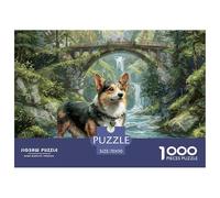 Cute Dog Puzzle Da 1000 Pezzi Décoration De La Maison Festa Aziendale Giochi Rilassamento E Intelligence Per Adulti E Bambini Dai 12 Anni in Su 70x50cm/1000pcs