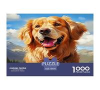 Cute Dog Puzzle Da 1000 Pezzi Per Adulti in Ritiro:Absolutely Stunning Mantieni La Mente Attiva E La Memoria Affutata!