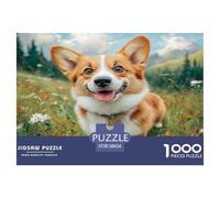 Cute Dog Puzzle De 1000 Pièces Pour Adultes Et Enfants À Partir De 12 Ans Jeu Cadeau Unique Divertissement Créatif Cadeau Classiques Décoration De La Maison 38x26cm/1000pcs