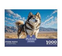 Cute Dog Puzzle De 1000 Pièces Pour Adultes Et Enfants À Partir De 12 Ans Jeu De Patience Et De Réflexion Divertissement Créatif Cadeau Classiques Décoration De La Maison 38x26cm/1000pcs