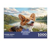 Cute Dog Puzzle De 1000 Pièces Pour Adultes Et Enfants Dès 14 Ans Jeu Cadeau Unique Divertissement Créatif Cadeau Classiques Décoration De La Maison 38x26cm/1000pcs