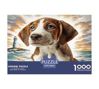 Cute Dog Puzzle De 1000 Pièces Pour Adultes Et Enfants Dès 14 Ans Jeux De Défi Jouets Éducatifs Divertissement Créatif Cadeau Classiques Décoration De La Maison 38x26cm/1000pcs