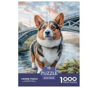 Cute Dog Puzzle Di Qualità Superiore Per Serate Tranquille, Integra Pet E Combina Pazienza Focus Mentale E Piacere Duraturo Durante L’assemblaggio 70x50cm/1000pcs