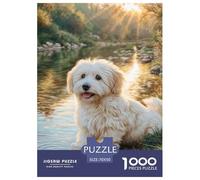 Cute Dog Puzzle Di Qualità Superiore Per Serate Tranquille, Integra Pet E Combina Pazienza Focus Mentale E Piacere Duraturo Durante L’assemblaggio 70x50cm/1000pcs