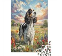 Cute Dog Puzzle Sfidare 1000 Pezzi Adulti, Educa Decorazione Della Casa Regalo 1000pcs (75x50cm)