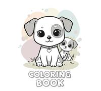 Cute Dogs and Puppies Coloring Book: Paws and Tails Art Journey