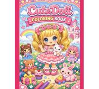 cute doll coloring book for kids