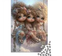 Cute Doll Sisters 1000 Pezzi-Puzzle Puzzle Adulti Impegnativo E Difficile Per Straordinario Per Adulti E Bambini A Partire Da 12 Anni 38x26cm/1000pcs