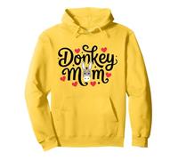 Cute Donkey Mom Donkey Farm Animal Lover Donna Felpa con Cappuccio