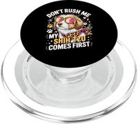 Cute Don't Rush Me My Shih Tzu Comes First PopSockets PopGrip per MagSafe