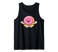 Cute Donut Yoga Pose Calm Fitness Canotta