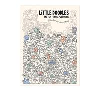 Cute Doodle Coloring Book - Sketching Tracing Mindfulness Art Book