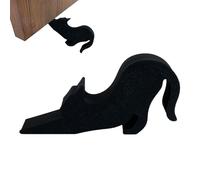 Cute Door Stopper | Non-Scratch Stretching Cat DoorStop | Scrattch-Proof Home Accessory Hardware | Animal Statue Tool for House Bedroom Bath Commercial Exterior Dorm