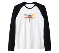Cute Dragonfly Graphic for Women Girls Who Love Dragonflies Maglia con Maniche Raglan