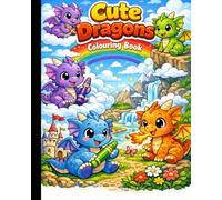 Cute DRAGONS Coloring Book for Kids