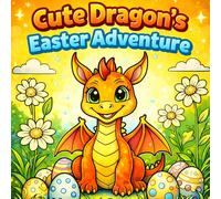 Cute Dragon's Easter Adventure: A Bold and Easy Easter Coloring Book for Kids and Toddlers - 50 Simple Large Print Baby Dragon Designs for Stress-Free Fun