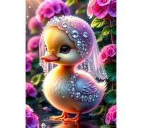 Cute Duck 1500 Piece Jigsaw Puzzles for Adults, Colourful, Challenging & Brainteasing Adult puzzles 1500 Pieces Flower, Fun jigsaws for The Whole Family 34x22 inch