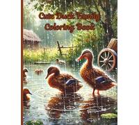 Cute Duck Family Coloring Book