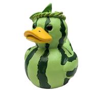 Cute Duck Figurine, Fruit Duck Statue, Resin Animal Design, Aesthetic Small Decoration Piece, Whimsical Home Ornament for Car Interior, Bathroom, Shelf, Desktop, Farmhouse, Dashboard, Multicolor