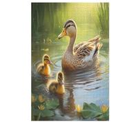 Cute Duck Puzzle Games for Adults E Bambini - for Creativity And Mindfulness - Challenging Jigsaw Puzzles 1000 Pezzi for Family 78×53cm