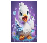 Cute Duck Puzzle Games for Adults E Bambini - for Creativity And Mindfulness - Challenging Jigsaw Puzzles 1000 Pezzi for Family 78×53cm