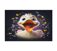 Cute Duck Puzzle Games for Adults E Bambini - for Creativity And Mindfulness - Challenging Jigsaw Puzzles 1000 Pezzi for Family （75×50cm）