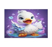 Cute Duck Puzzle Games for Adults E Bambini - for Creativity And Mindfulness - Challenging Jigsaw Puzzles 1000 Pezzi for Family (75×50cm)
