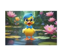 Cute Duck Puzzle Games for Adults E Bambini - for Creativity And Mindfulness - Challenging Jigsaw Puzzles 1000 Pezzi for Family （75×50cm）