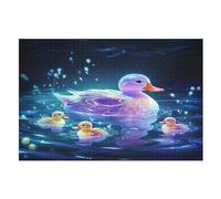 Cute Duck Puzzle Games for Adults E Bambini - for Creativity And Mindfulness - Challenging Jigsaw Puzzles 1000 Pezzi for Family (75×50cm)