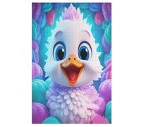Cute Duck Puzzle Games for Adults E Bambini - for Creativity And Mindfulness - Challenging Jigsaw Puzzles 1000 Pezzi for Family 78×53cm