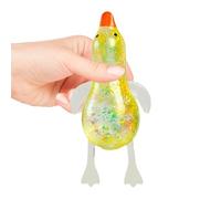 Cute Duck Squishy Sugar Stress Ball - Slow Rising Sensory Fidget, Cute Antistress Squishy with Satisfying Soft Texture, Desktop Pressure Reliever, Calming Animal Shape, Hand Exerciser for Teens Adults