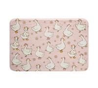 Cute Ducks Rustic Farm Animals Kawaii Flowers Tappeto D'Ingresso Interno Resistente Tapis D'Entrée Zerbino Per Interno Per Ufficio Casa Porta 40x60Cm