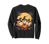 Cute Ducks Witch Spooky Funny Farm Halloween Family Matching Felpa