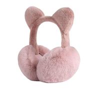 Cute Earmuffs - Windproof Folding Bear Design Headband Ear Muffs for Winter Women | Soft Warm Ear Protection for Skiing, Snow, Cold Weather, Running, Sleeping, Outdoor Activities, Winter Outfit