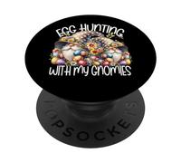 Cute Easter Accessories For Mom Egg Hunting With My Gnomies PopSockets PopGrip Adesivo
