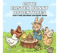 Cute Easter Bunny Adventures: Coloring Book for All Ages: Cozy Coloring Pages Perfect to Celebrate Easter Time