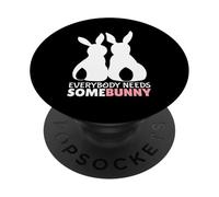 Cute Easter Bunny Everybody Needs Somebunny Girls & Toddlers PopSockets PopGrip Adesivo