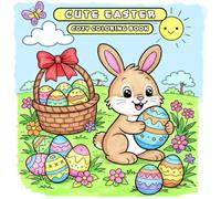 Cute Easter Cozy Coloring book: Coloring Book for Adults and Kids Alike